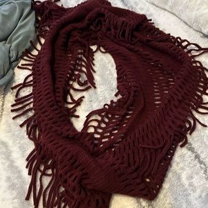 Burgundy Infinity Scarf